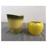 Yellow Art Pottery Lot