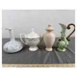 Commemorative Porcelain & Apothecary Jar
