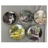Wildlife & Nature Collector Plate Lot (5)