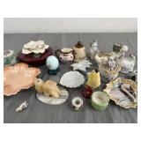 Vintage Trinket Box & Knick-Knack Lot
