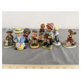 Hummel-Style Child & Mouse Figurine Lot