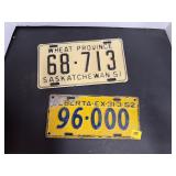 1951 Saskatchewan Wheat Province & 1952 Alberta Pl