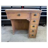 Sewing Machine Cabinet With Fold Out Work Top