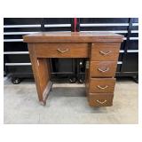 Mid Century Sewing Machine Cabinet With Drawers