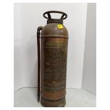 Antique American LaFrance Copper & Brass Fire Exti