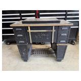 White Treadle Sewing Machine Cabinet Base