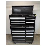 Craftsman 2-Piece Black Rolling Tool Chest Cabinet