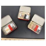 Scripto VU-Lighter Lot in Original Tins