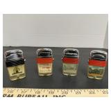 Vintage Scripto VU-Lighter 4-Pc Lot - Indy 500 & P