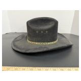 Vintage Western Express Black Faux Felt Cowboy Hat