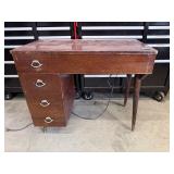 Necchi Supernova Sewing Machine In Cabinet Table
