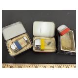 Vintage Scripto VU-Lighter 3-Pc Lot w/ Fishing Fly