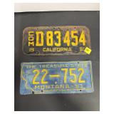 1951 California Commercial & Montana Treasure Stat