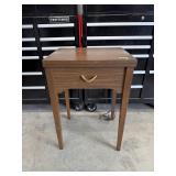 Signature Sewing Machine In Wood Cabinet Table
