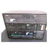 Vintage Yorx Q801 AM/FM Stereo Double Cassette Rec