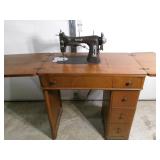 Vintage Domestic Rotary Model 151 Sewing  Cabinet