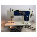 JC Penney P-312 Sewing Machine with Case & Pedal
