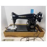 Aldens Deluxe Precision Sewing Machine - TESTED