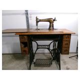 Antique Singer Treadle Sewing Machine Egyptian