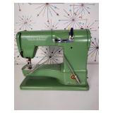 Vintage Elna Supermatic Grasshopper Machine TESTED