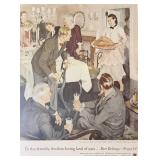 Framed 'Thanksgiving Dinner' Beer Print