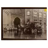 Framed Thieme & Wagner Brewery Truck Photo