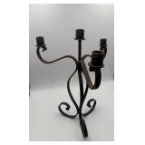 Wrought Iron Scrollwork 4 Light Candelabra
