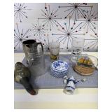 Vintage Ship in Bottle, Jumbo Jar & Folk Art Lot