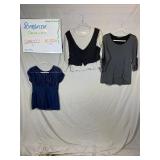 Women's Assorted Fashion Tops 3-Piece Bundle
