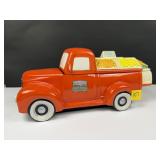 Cheryls Cookies Ceramic Farm Truck Cookie Jar