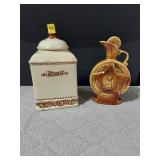 1968 Jim Beam Elks Decanter & Handmade Nonni's Jar