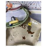 Texas Shape Tray & 3D Fishing Chip & Dip Set