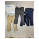 Women's Denim Jeans & Khakis 4-Piece Bundle
