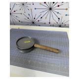 Vintage Androck Metal Measuring Cup with Wooden Ha