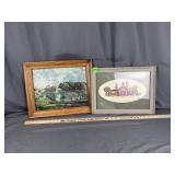 John Constable Framed Print & Barn Cross-Stitch