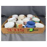 Vintage Advertising Coffee Mugs Corelle Bowls Box