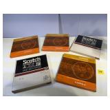 Lot of 5 Vintage 7-Inch Reel Tapes