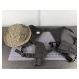 Realtree Camo Boonie Hat and Tactical Holster Lot