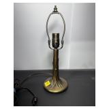 Antique Bronze Tone Tree Trunk Table Lamp Base