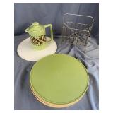 Vintage Valiant Ceramic Hot Pot & Kitchen Lot