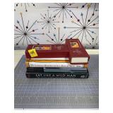 Cookbook Lot & Chinese Opera Mask Bookmarks