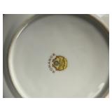 Vintage Romance Diamond China Plates & Bowls Japan