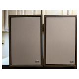 Vintage GTE Sylvania GTE210 Speakers Pair
