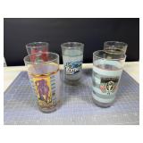 5 Vtg Kentucky Derby Mint Julep Glasses 1997-2009