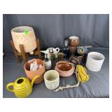 Rae Dunn Plant Mister Ceramic Planters & Decor Lot