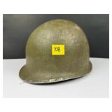 WWII Era US M1 Military Helmet with Liner