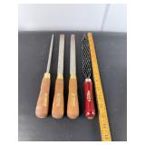 Narex and Shinto Woodworking Rasp File Tool Lot