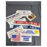 Vintage G.O.P. Political & Desert Storm Stickers
