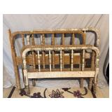 Antique Jenny Lind Spindle Twin Bed Headboards