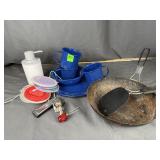 MSR Backpacking Stove Blue Enamelware Camp Lot